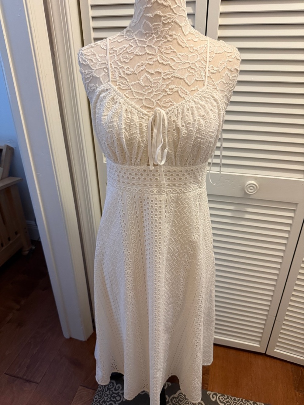 Lulus White Eyelet Dress